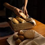 Set de 4 Servilletas Natural 50x50 Cm