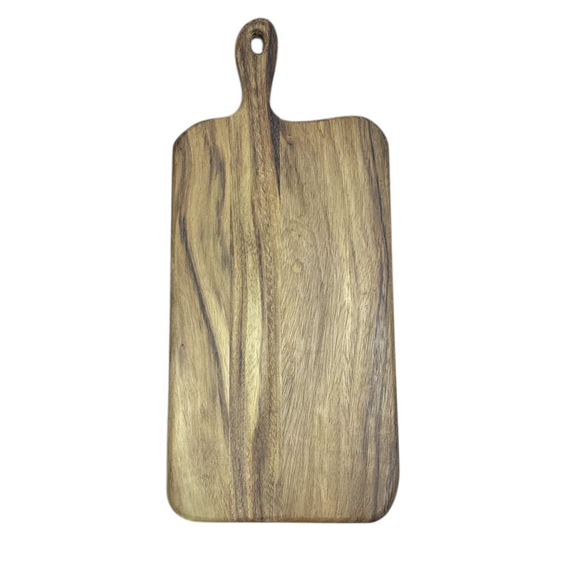 Tabla de Madera Irregular Larga con Mango