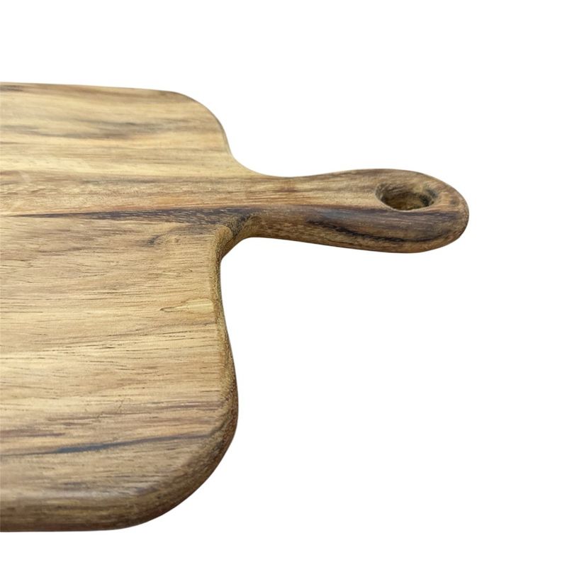 Tabla de Madera Irregular Larga con Mango