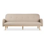 Sofá Cama Elyo Tapizado Beige tipo Minimalista