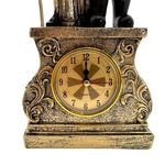Reloj Clásico con Figuras de Don Quijote y Sancho Panza