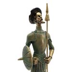 Figura Vintage de Don Quijote con Lanza y Escudo