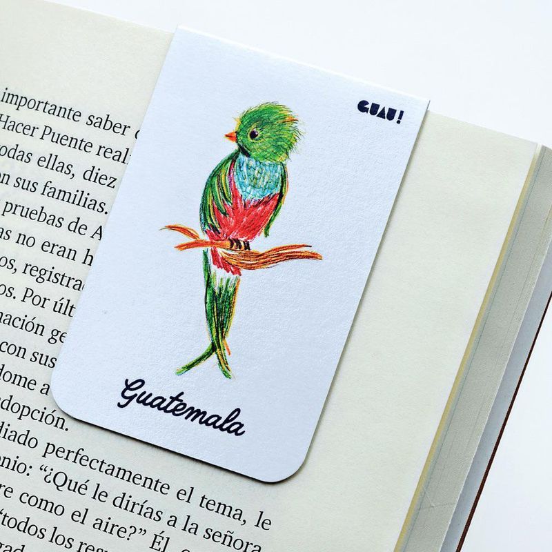 Separador de Libros Clip Magnético de Quetzal