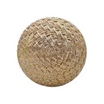Esfera Decorativa Texturizada Tonos Dorado