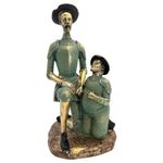 Figura Vintage de Don Quijote y Sancho Panza