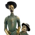 Figura Vintage de Don Quijote y Sancho Panza