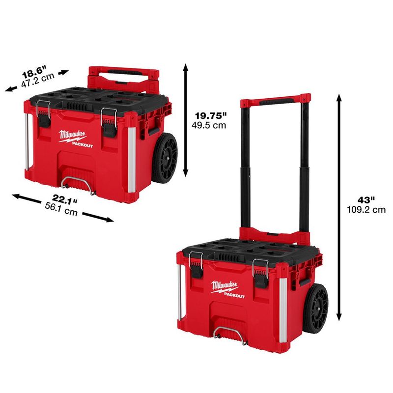 Caja de Herramientas con Rodos Packout 22 Plg