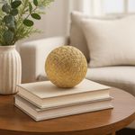 Esfera Decorativa Texturizada Tonos Dorado