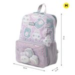 Mochila Escolar Multicolor 39x3x27 Cm