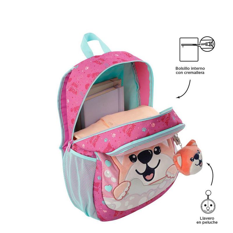 Mochila Escolar Doggy Love L