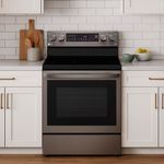 Estufa Eléctrica 30 Plg 6.3 Pies con Wi-Fi y Air Fry