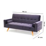 Sofa-Cama-con-Apoya-Brazos-Gris---Z