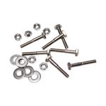 Set de 6 Tornillos Hexagonales de Acero Inoxidable 1/4 x 1/2 Plg