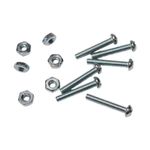 Tornillo de Estufa Cabeza Redonda con Tuerca Set 6 Pzas 8/32 x 2 Plg