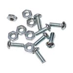 Tornillo de Estufa Cabeza Redonda con Tuerca Set 6 Pzas 3/16 x 3/4 Plg