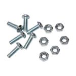 Tornillo de Estufa Cabeza Redonda con Tuerca Set 6 Pzas 1/4 x 3/4 Plg