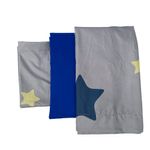 Set de 4 Sábanas Diseño Estrellas Full Queen
