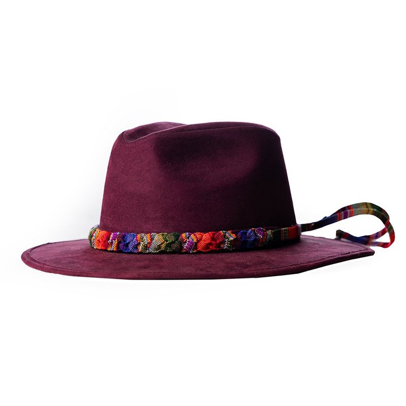 Sombrero Tipo Gamuza Corinto