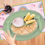 Plato de Silicona Infantil con Base Antideslizante EZPZ