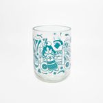 Vaso de Vidrio Diseño Muñequitas