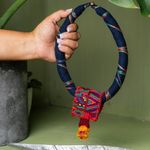 Collar Calu Enguatado de Tela Artesanal