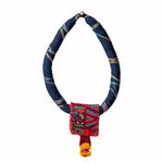 Collar Calu Enguatado de Tela Artesanal