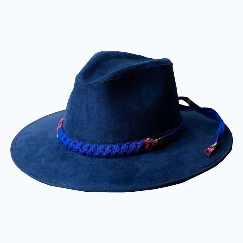 Sombrero Tipo Gamuza Azul Marino