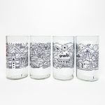 Set De 4 Vasos Diseño Light Andrade