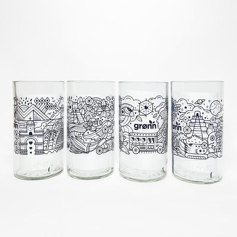Set De 4 Vasos Diseño Light Andrade
