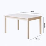 Comedor-Carl-Rectangular-Blanco-para-4-Personas
