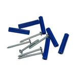 Set de 6 Tornillos Combinados con Tarugo 12x2 Plg