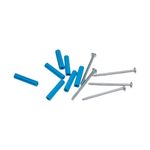 Tornillo Combinado con Tarugo Set 6 10x2 Plg