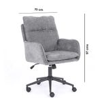 Silla-de-Oficina-Lily-Gris