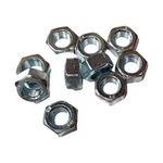 Tuerca Galvanizada Rosca Ordinaria No 12 Set 10