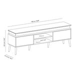 Rack para TV Estelar Blanco 180x41.5X62.5 Cm - Z