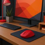 Mouse Inalámbrico Rojo M280