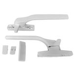 Manecilla Puerta Abatible PVC Blanco