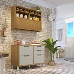 Mueble-Auxiliar-con-Diseño-de-Listones-Verticales-Cafe-120X35.5X100-Cm