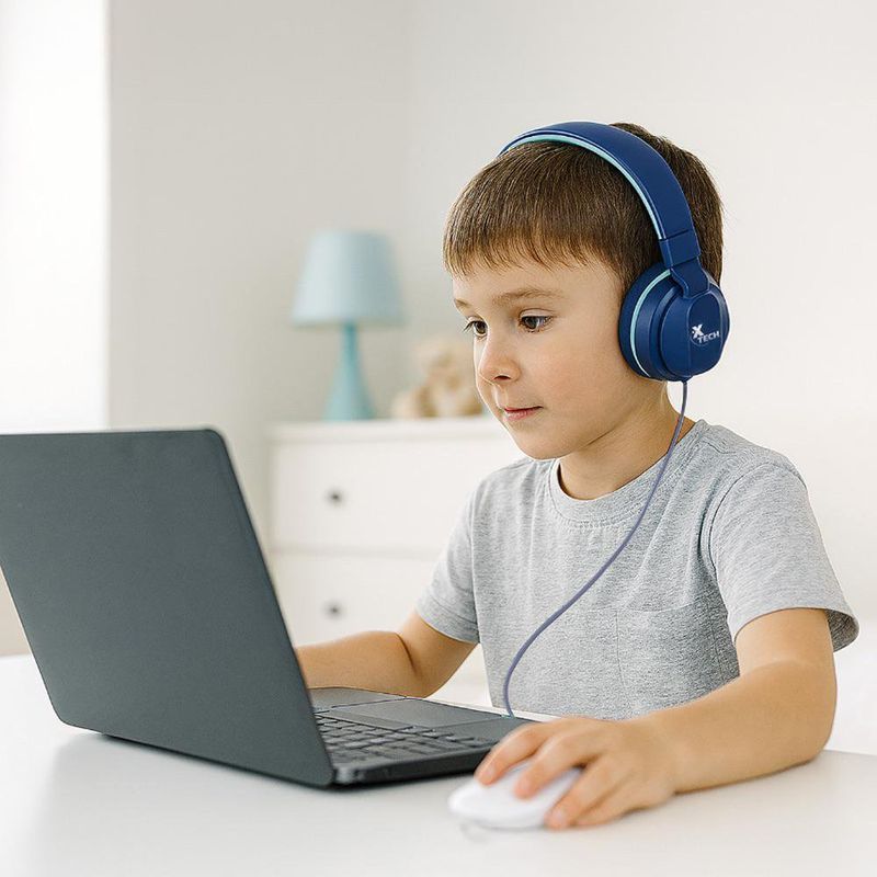 Audífonos Azules Xth-356 para Niños
