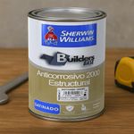 Pintura Anticorrosiva 2000 Satinado Color Negro de 1 Galón