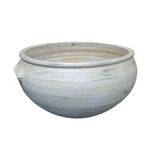 Maceta de Barro Blanca 37 x 22 Cm