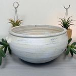 Maceta de Barro Blanca 37 x 22 Cm