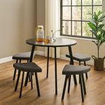 Comedor-Redondo-con-4-Bancos-Tapizados