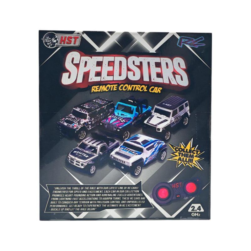 Auto RC Speedsters Hiper Velocidad Diseños Surtidos