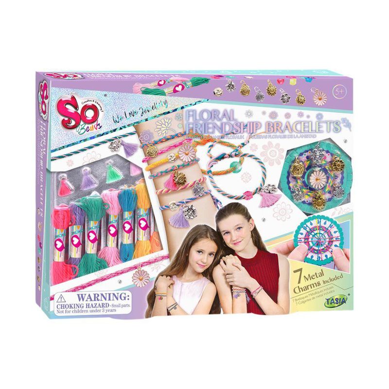 Kit para Hacer Brazaletes de Amistad Floral
