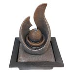 Fuente Decorativa con Luz Diseño Llama