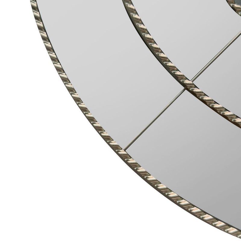 Espejos Decorativos Redondos Dorado 3 Pzas