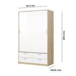 Armario-Blanco-con-2-Puertas-4-Gavetas