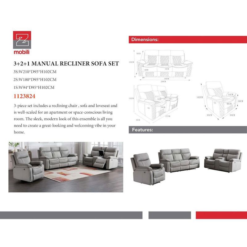 Set-de-Sala-Roma-Gris-Reclinable-3-2-1---Zmobili