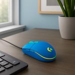 Mouse para Juegos G203 Lightsync Azul